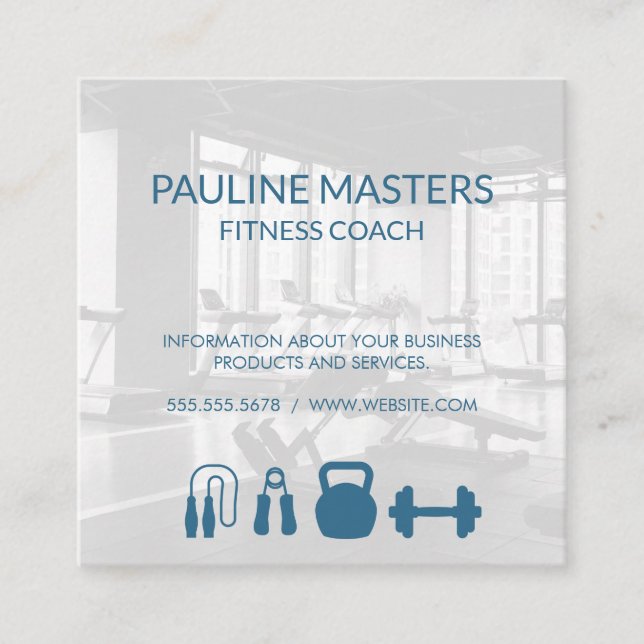 Gym Owner | Fitness Coach | Personal Trainer Terminkarte (Vorderseite)