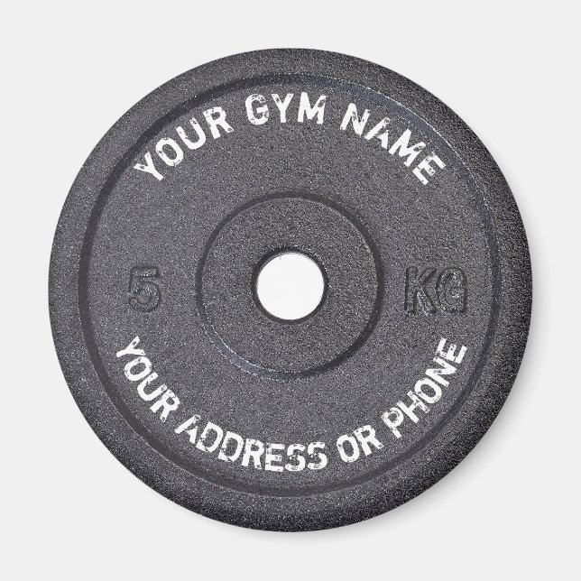 Gym Owner Fitness Instructor Gym Coach Workout Magnet (Vorne)