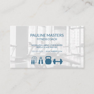 Gym Owner Fitness Instructor Personal Trainer Terminkarte