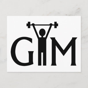 GYM POSTKARTE
