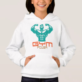 Gym Power Motivation Fitness Strength Workout Hoodie
