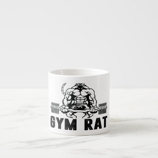 Gym Rat Espressotasse (Vorderseite)