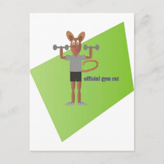 Gym Rat Postkarte