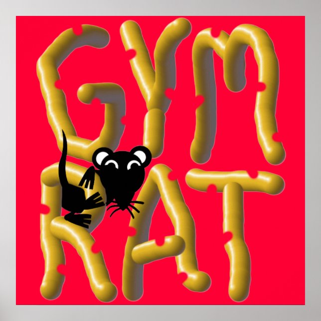 Gym Rat Weightlift Poster (Vorne)