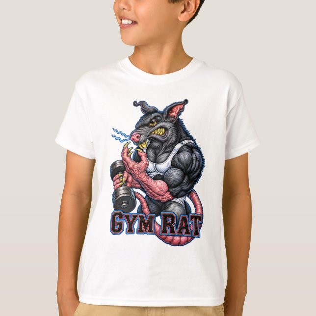 GYM-RATTE T-Shirt (Vorderseite)