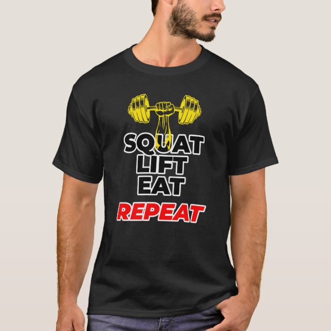 Gym-Routine-Motivations-T-Shirt | Fitness-Workout- T-Shirt (Vorderseite)