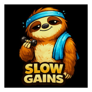 Gym-Schlafmütze - Critter Kingdom Poster