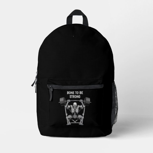 Gym Skeleton Rucksack (Vorderseite)