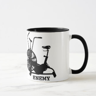 Gym Spaß Schwarz-weiß Funny Workout Tasse