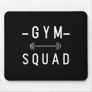 Gym Squad Bodybuilding Motivierend Zitat Gym Arbei Mousepad