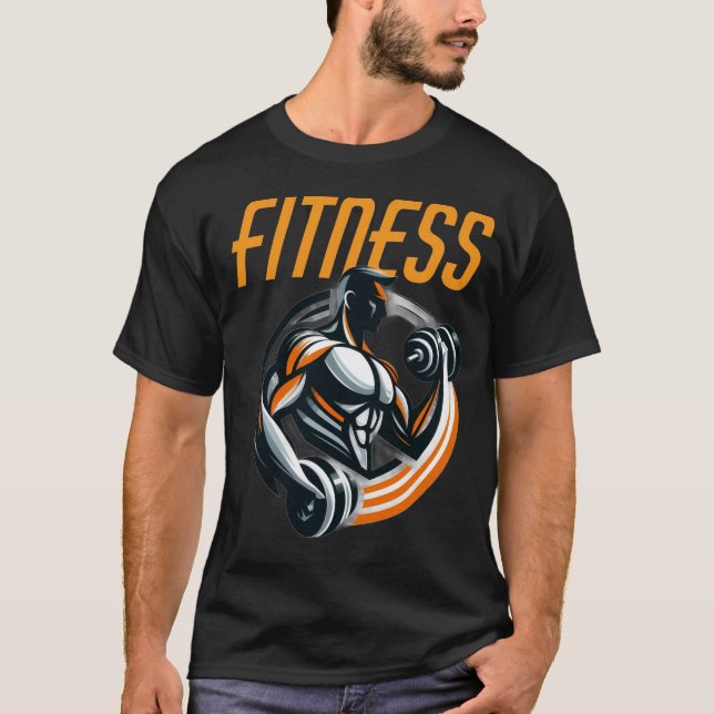 gym t-shirt fitness motivation workout inspiration (Vorderseite)
