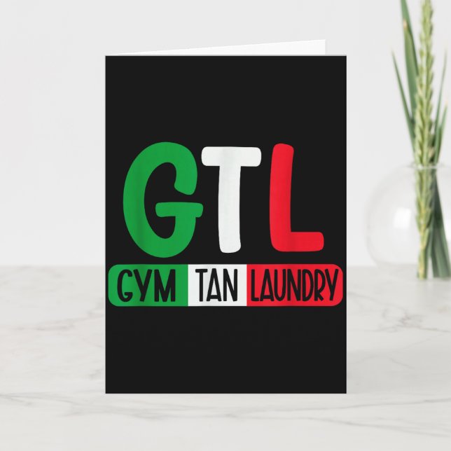 Gym Tan Laundry Gtl New Jersey Garden Nj Shore Ita Karte (Vorderseite)