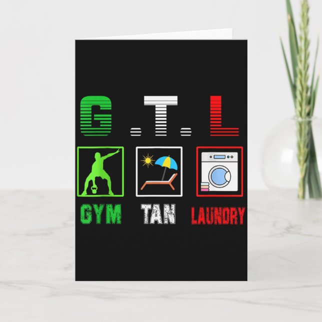 Gym Tan Laundry Gtl New Jersey Garden Nj Shore Ita Karte (Vorderseite)