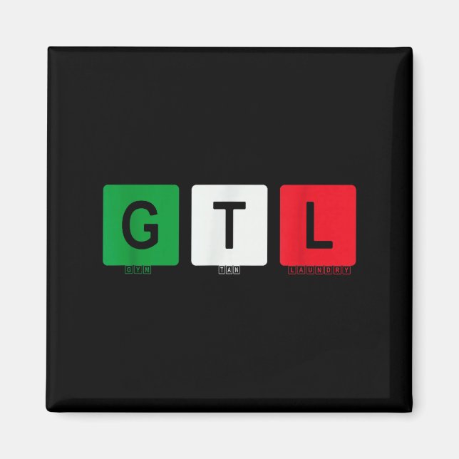 Gym Tan Laundry Gtl New Jersey Garden Nj Shore Ita Magnet (Vorne)