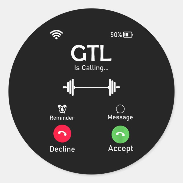 Gym Tan Laundry Gtl New Jersey Garden Nj Shore Ita Runder Aufkleber (Vorderseite)