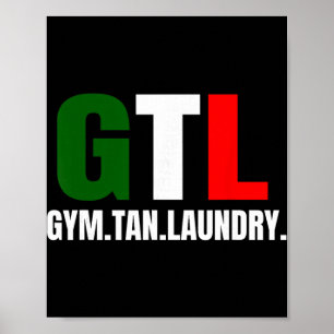 Gym Tan Laundry Gtl New Jersey Nj Küste Poster