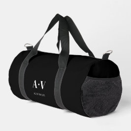 Gym Tance Bag | Monogram Initials Name Duffle Bag