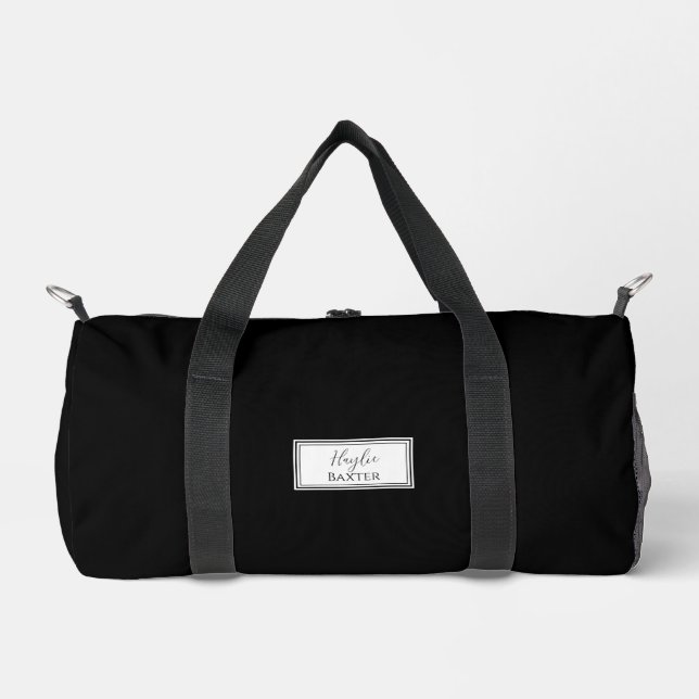 Gym Tance Bag | Monogram Initials Name Duffle Bag (Vorderseite)