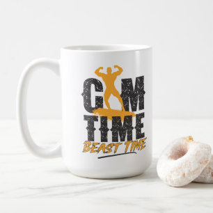 Gym Time Beast Time Kaffeetasse