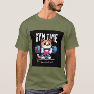 "Gym Time: Sweat, Lächeln, Repeat T - Shirt" T-Shirt