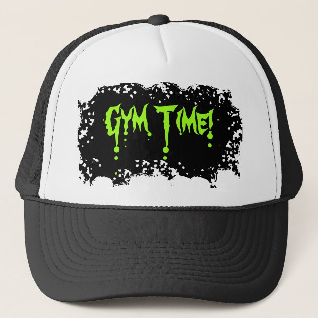 Gym Time Trucker Hut Truckerkappe (Vorderseite)