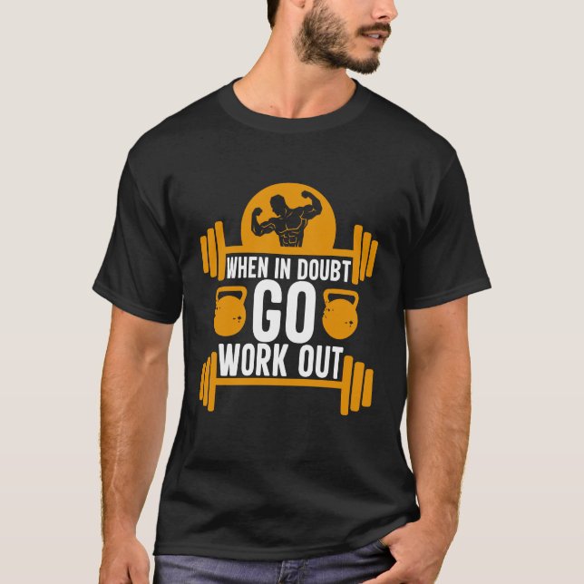 Gym-Training  Übung  Bodybuilder T-Shirt (Vorderseite)