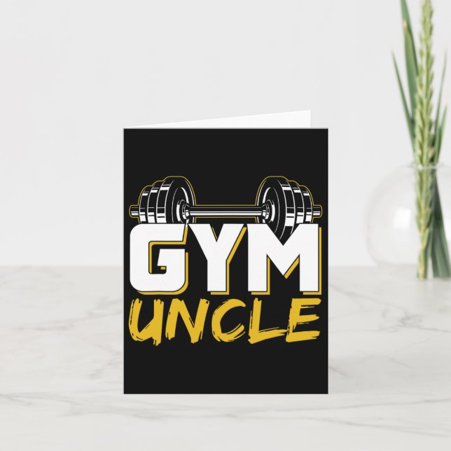 Gym Uncle Karte (Vorderseite)