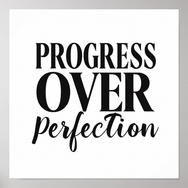 Gym- und Erfolgsmotivation Poster (Vorne)
