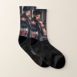 Gym Vater Socks Socken<br><div class="desc">Gym DadEin lustiges Paar von Gymnastik Papa schwarze Socken, Vads Name oder Ihre kurze Nachricht. Custom Papa Foto Socken Sie bearbeiten oder entfernen Foto Filter und Text. Skalieren, verschieben und das Bild zentrieren. Für ein besseres Ergebnis verwenden Sie ein Bild mit zentriertem "Objekt" und "Rahmen Hintergrund". Für Selbsthilfe https://www.zazzle.com/live/categories/design help....</div>