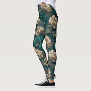 Gym Wear Gardenien Funkeln Muttertag Leggings