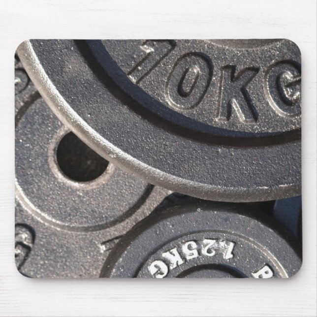 Gym Weights Mousepad (Vorne)