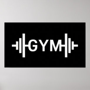 Gym Word Poster