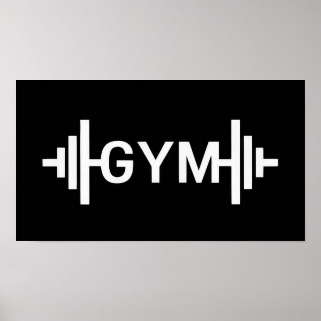 Gym Word Poster (Vorne)