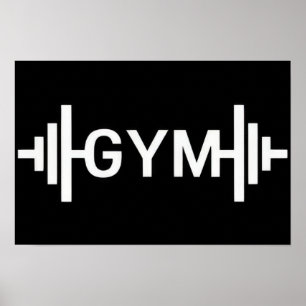 Gym Word Poster