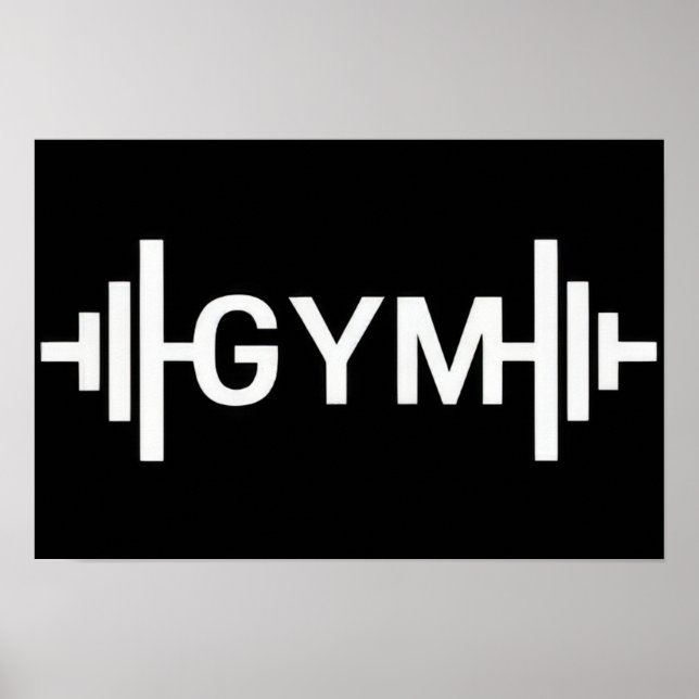 Gym Word Poster (Vorne)