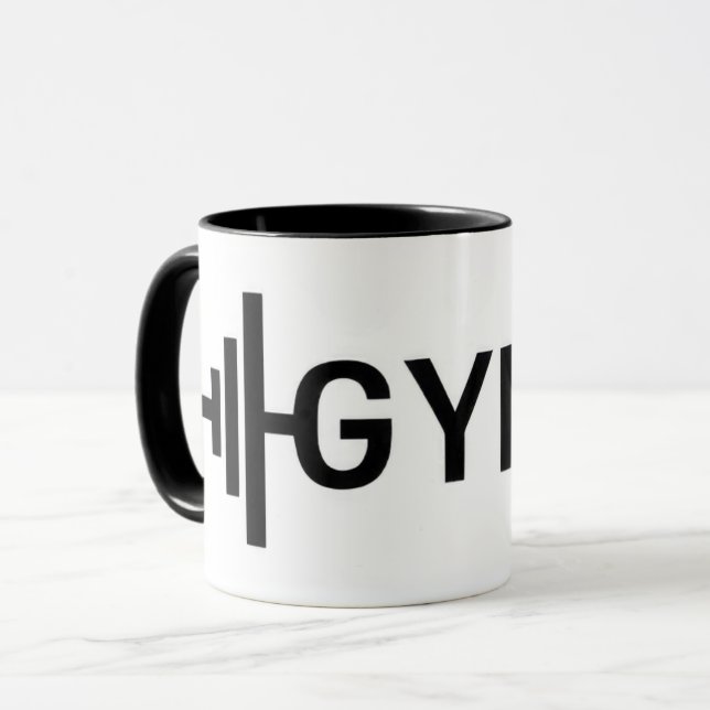 Gym Word Tasse (Vorderseite Links)