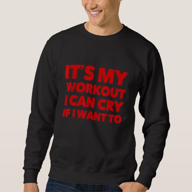 Gym Workout Great Lifting Fitness Bodybuilding Hum Sweatshirt (Vorderseite)