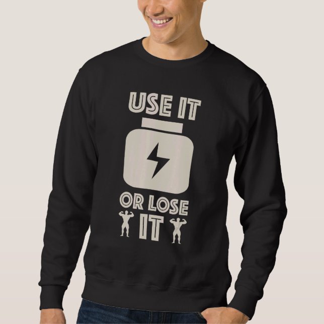 Gym Workout Inspiration Fitness verwenden oder ver Sweatshirt (Vorderseite)