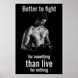 Gym Workout   Motivierend Boxangebot Poster