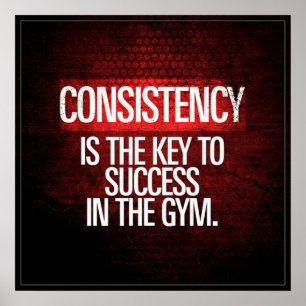 Gym Workout Motivierend Poster