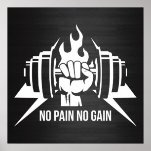 Gym Workout Motivierend Poster