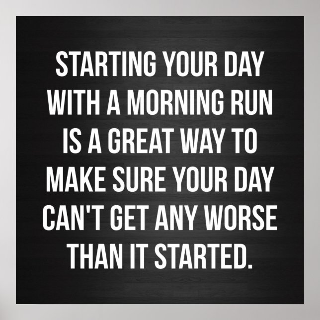 Gym Workout Motivierend Poster (Vorne)