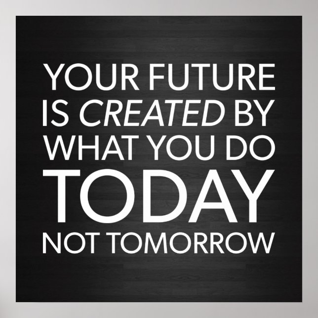 Gym Workout Motivierend Poster (Vorne)