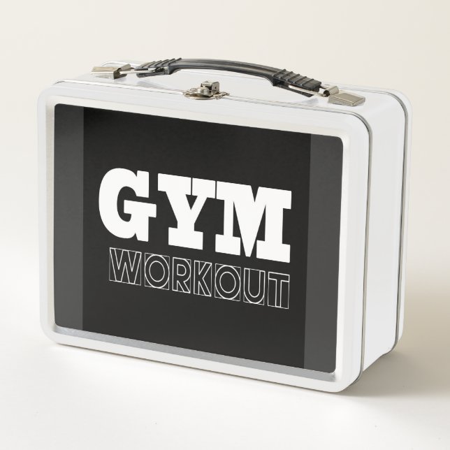 Gym Workout Pump Cover Fitness Lunch Box (Vorderseite)