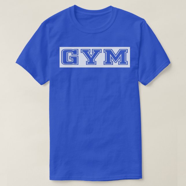 Gym Workout Training Geschenk Shirt Textfarbenmatt (Design vorne)