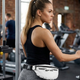 Gym-Zeit – Minimaler Frauen-Fitness-Workout Bauchtasche