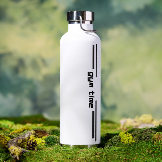 Gym-Zeit – Minimales Frauen-Fitness-Workout Trinkflasche