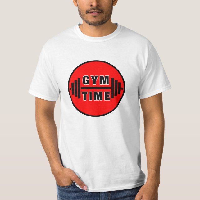 Gym-Zeit T-Shirt (Vorderseite)