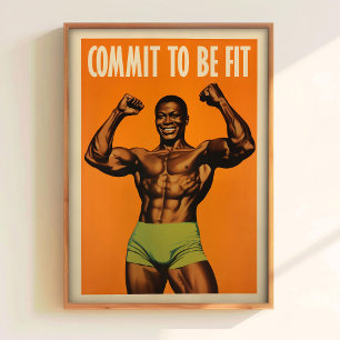 gym zitate wandkunst poster