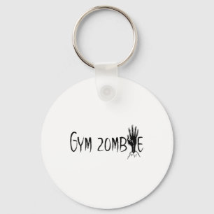 Gym Zombie Funny Halloween Workout Zitat Schlüsselanhänger